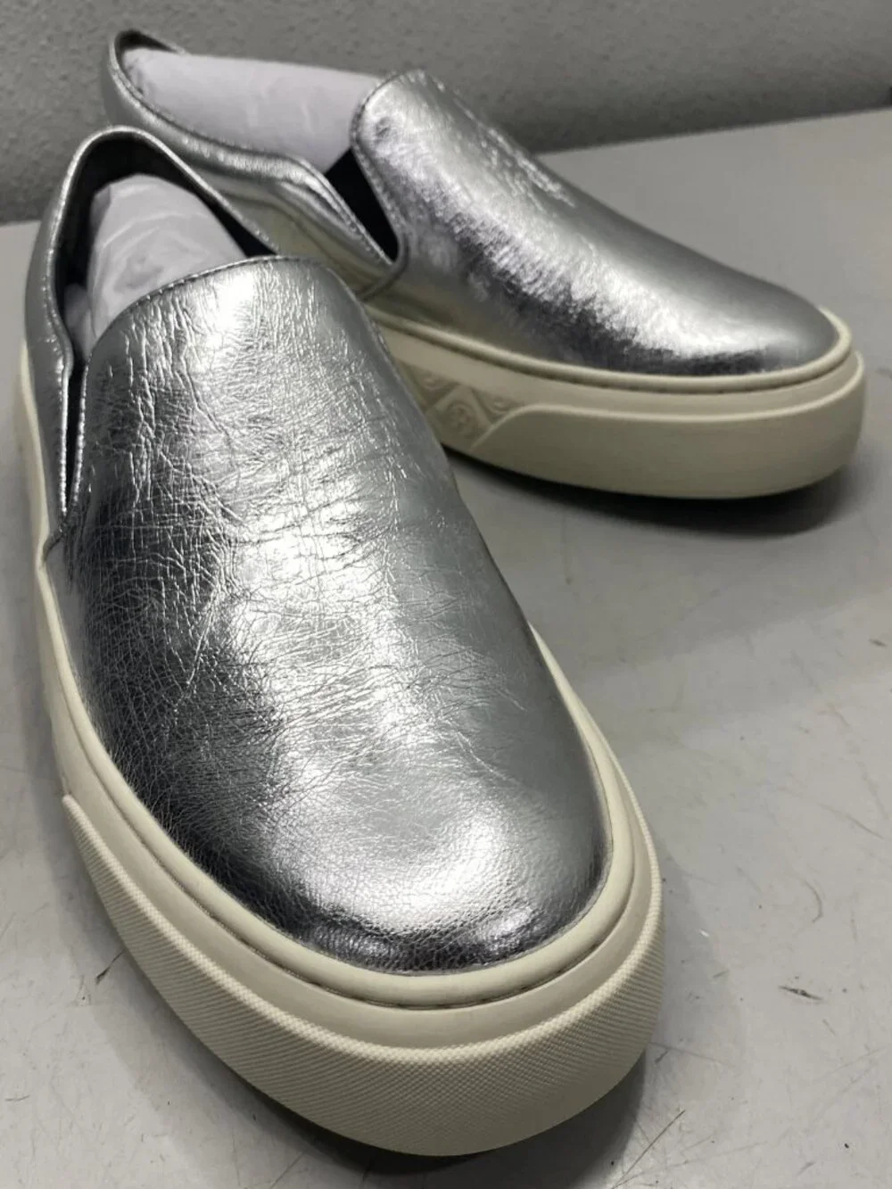 Tory Burch Women's (8) White Ladybug Slip-On Sneaker 150239